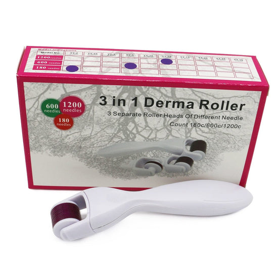 Dermaroller 3 en 1 reutilisable derma roller system Accessoires