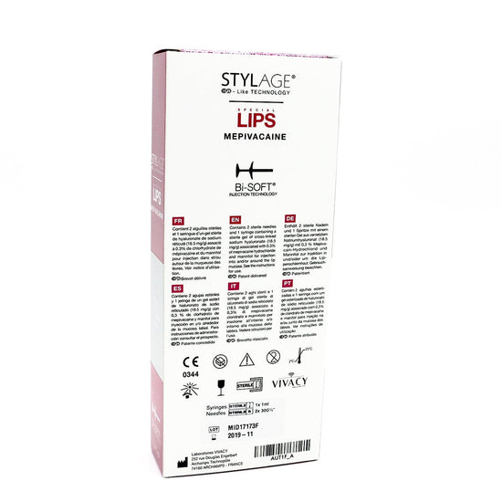 Stylage Special Lips Mepivacaine 1x1ml Stylage Lèvres